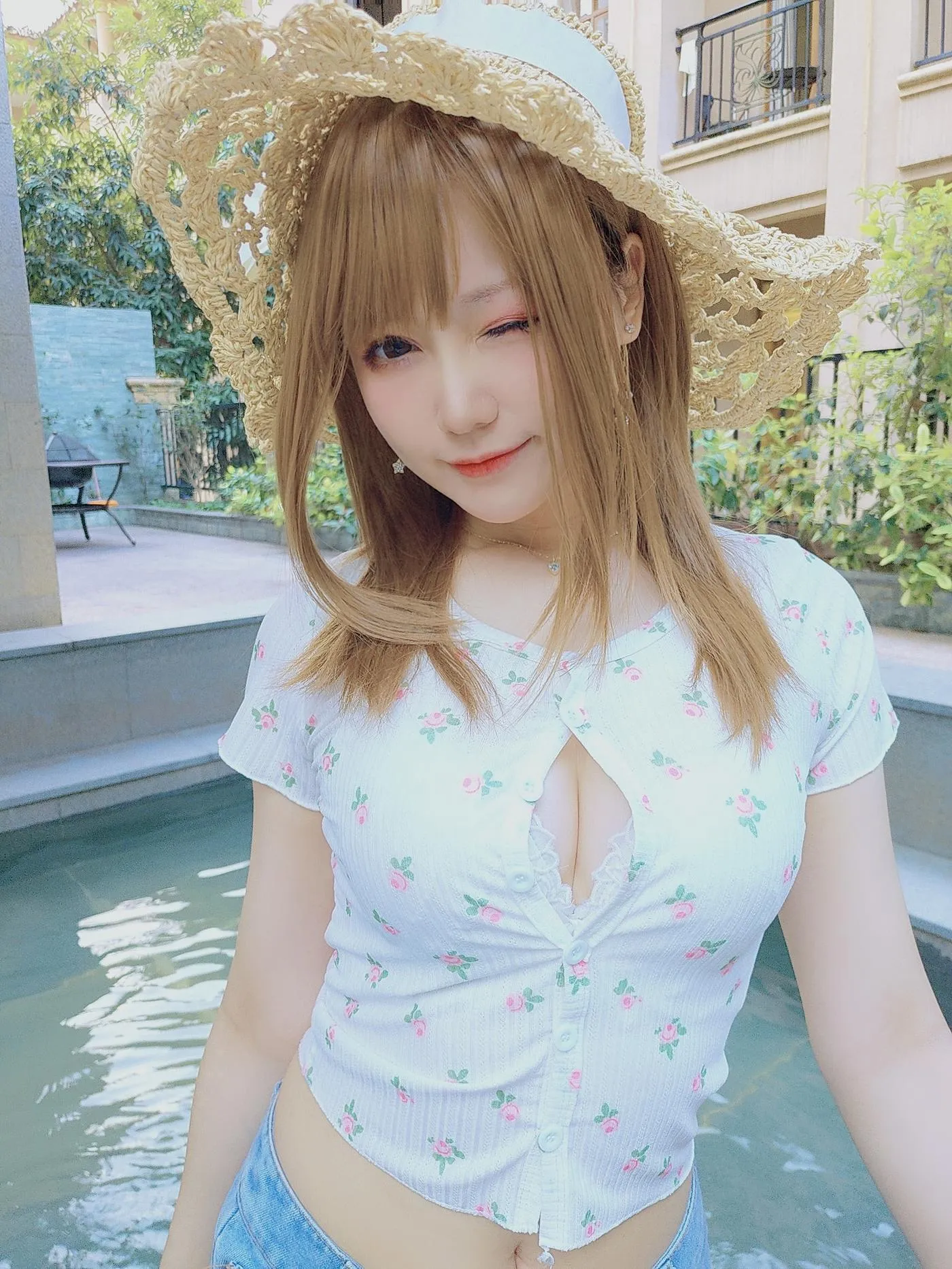 Nyako喵子 – NO.27 温泉蕾丝睡衣-自拍 [60P]插图3